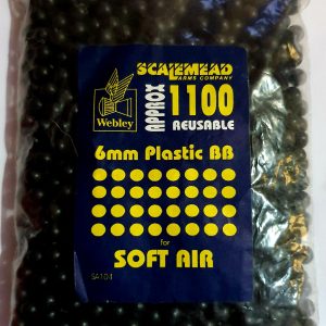 Soft AIR 6mm plastic BB Black