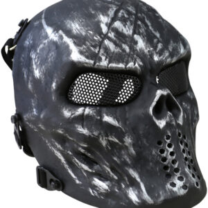 Skull Mesh Mask - Black