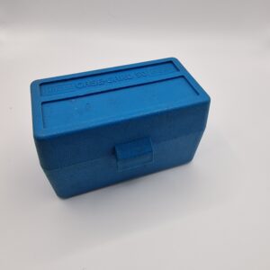 MTM 50 Round Rifle Ammunition Box RS-50 BLUE