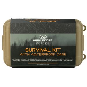 Survival Kit with Waterproof Case